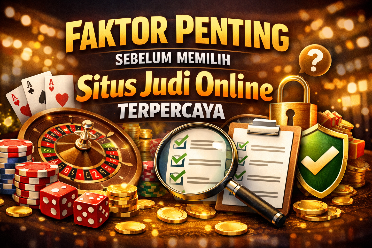 Faktor Penting Sebelum Memilih Situs Judi Online Terpercaya